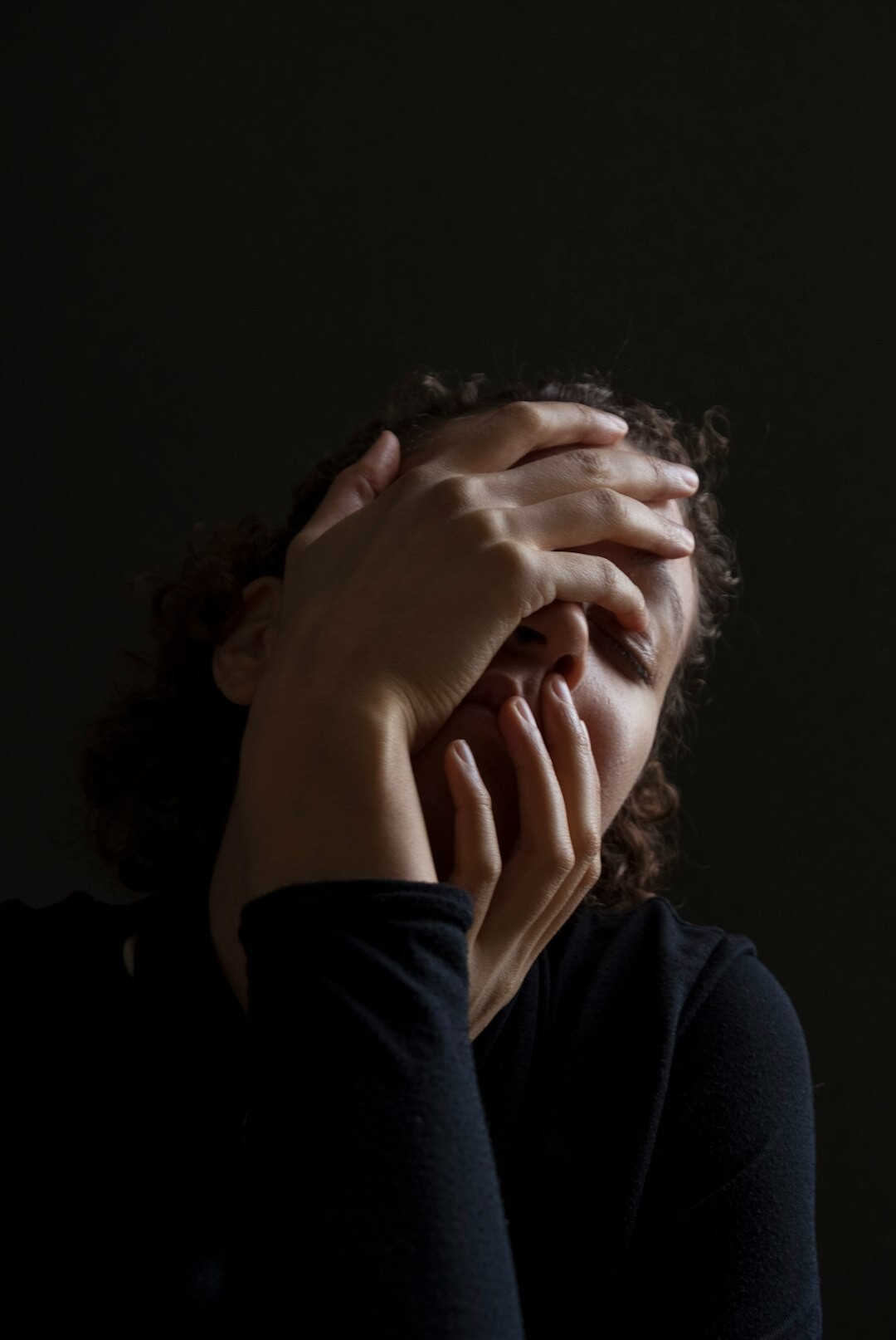 person reflecting on emotions